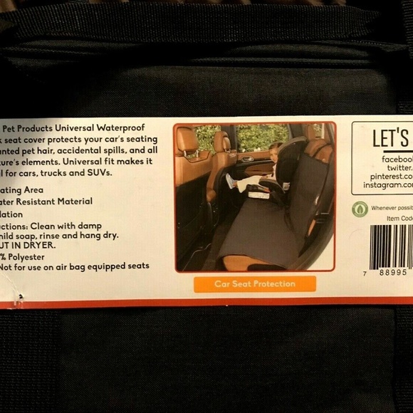 MAJESTIC PET UNIVERSAL HAMMOCK BACK SEAT COVER - Picture 3 of 4